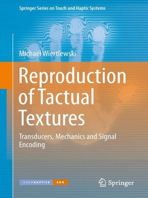 cover image of Reproduction of Tactual Textures
